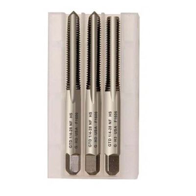 JUEGO DE MACHUELOS GREENFIELD MILIMETRICOS DE ACERO AL CARBON M6 X 1
