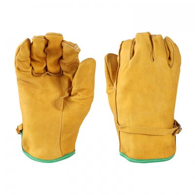 Guante Argonero de Piel Ribete Verde CCorrea T11