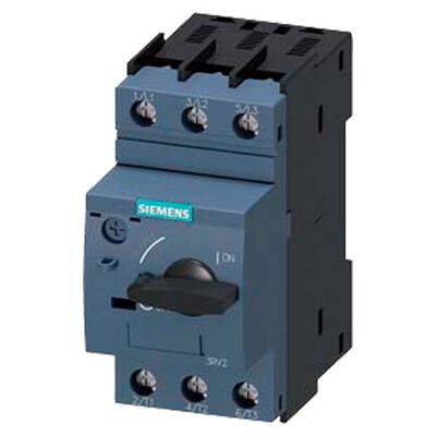 INTERRUPTOR AUTOMATICO SIEMENS 3RV20214EA10 TAMAÑO S0 PARA PROTECCION DE MOTORES CLASE 10 DISPARADOR POR SOBRECARGA CON RETARDO SEGUN INTENSIDAD 27...32 A DISPARADOR DE CORTOCIRCUITO 400 A BORNE DE TORNILLO PODER DE CORTE ESTANDAR