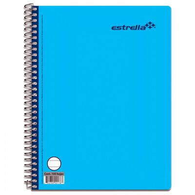 Cuaderno Estrella 0178 Forma Francesa CEspiral Raya 100 Hojas
