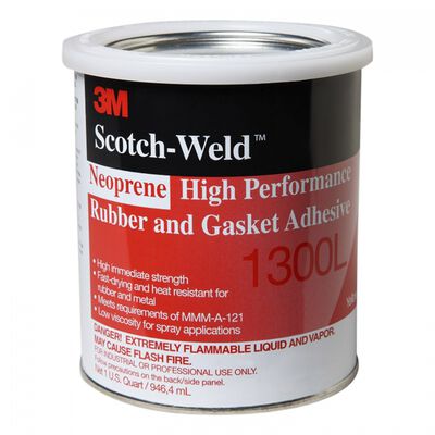 Adhesivo 3m 62140365305 Scotch Weld para Junta y Hule de Alto Rendimiento de Neopreno 1300l Amarillo 14galon