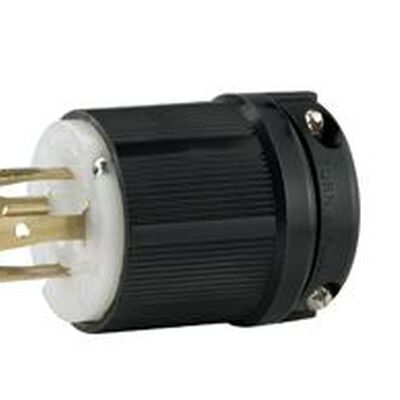 CLAVIJA ARROW HART L1730 DE PLASTICO NEGRO 3 FASES 4 HILOS 600V