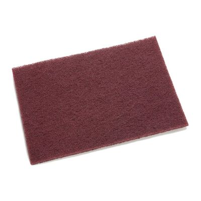 Almohadilla 3m 61500123239 ScotchBrite PUso General 7447 de Oxido de Aluminio CRespaldo de NylonPoliester de 6 X 9 In