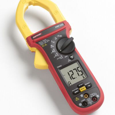 PINZA AMPROBE AMP330 DE HASTA 1000A CORRIENTE ALTERNA Y DIRECTA MEDICION DE ROTACION DE FASES MICROAMPERS Y TEMPERATURA POR CONTACTO Y MEDICION DE PICOS O CRESTAS