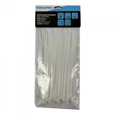 Cincho Standard Versapro LhI 1506Nl de Uso Industrial 150 X 3.6 Mm Uso en Interiores Color Natural