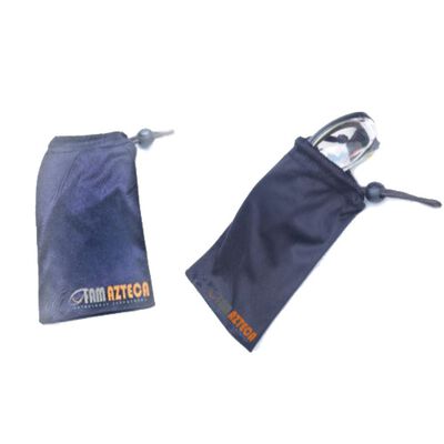 Bolsa PLente Seguridad de Tela Negro CCordon Tipo Agujeta (Personalizado Opcional)