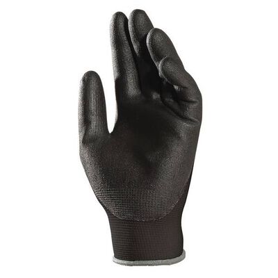 GUANTE MAPA ULTRANE DE ESPUMA DE POLIURETANO NEGRO MUÑECA TEJIDA T8