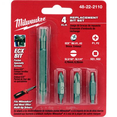 REPUESTO MILWAUKEE 48222110 DE PUNTAS PARA DESARMADOR 11 EN 1