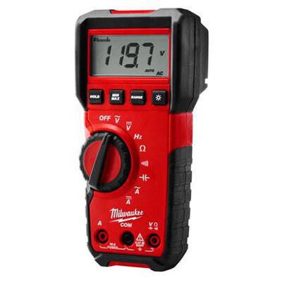 MULTIMETRO DIGITAL MILWAUKEE BATERIAS AA PANTALLA LCD FRECUENDIA DE 2 HZ50 KHZ