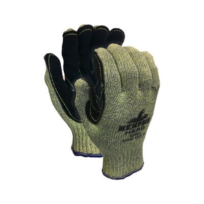 GUANTE MCR HERO 7GA FIBRA HERO GRIS CON PALMA DE CARNAZA TM