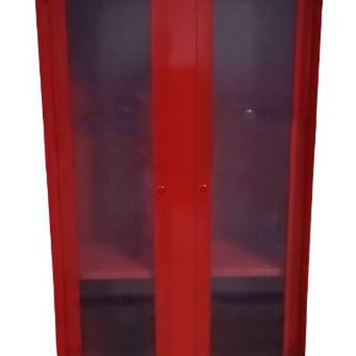 Gabinete Metalico Rojo P3 Equipos de Bombero Longitud 90 Cm X Altura 180 Cm X Ancho 40 Cm