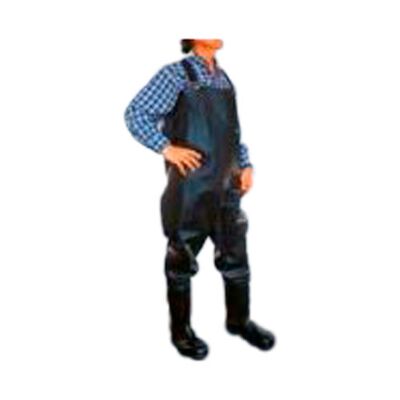 Bota Pantalonera Industrial CC de Acero Peto y Tirantes T6
