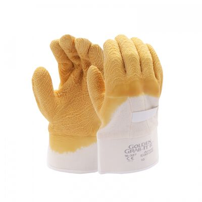Guante Ansell Golden GrabIt Forro de Algodón CRecubrimiento en Palma de Hule T10