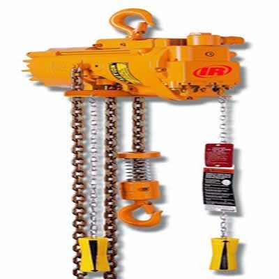 POLIPASTO INGERSOLL RAND SERIE MLK CADENA DE AIRE 12 TON ESLABON GIRATORIO DE ACERO SUPERIOR