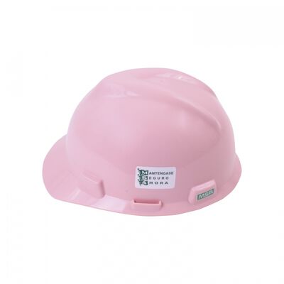 Casco Tipo Cachucha Msa V-Gard Rosa Suspension Fas-Trac