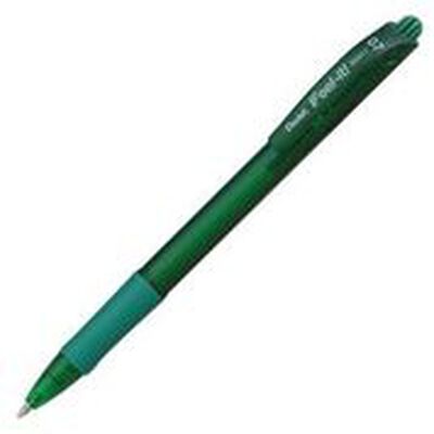 BOLIGRAFO PENTEL BX417D FEELIT RETRACTIL PUNTA FINA VERDE