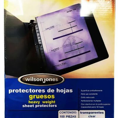 Protector de Hojas Wilson Jones P4741 Extragrueso 50pz