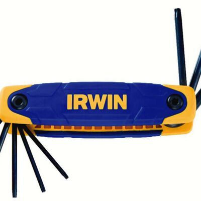 JUEGO IRWIN IW10766 TIPO NAVAJA LLAVE TORX MED 8PCS