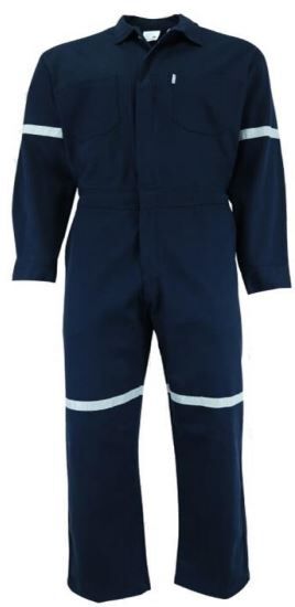 Overol azul best sale marino con reflejante