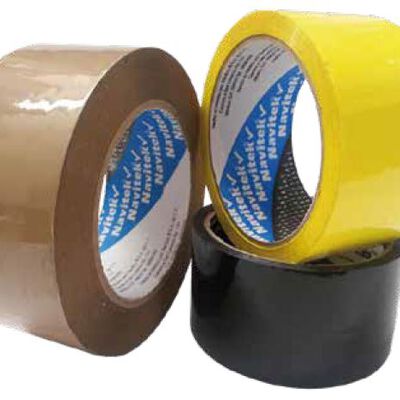 Cinta Navitek 82404815004 Adhesivo Acrilico Rojo de 48 Mm X 150 M