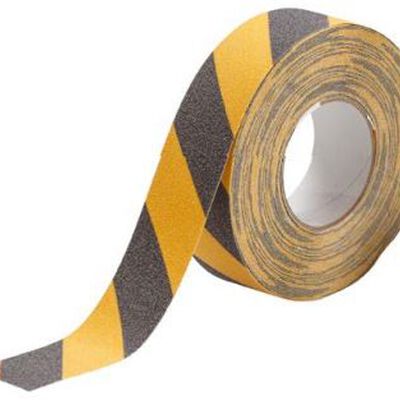 CINTA BRADY ANTIDERRAPANTE NEGROAMARILLO DE 2 IN X 60 FT