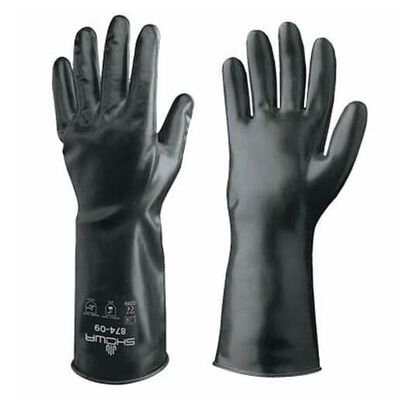 Guente Showa 874 de Butilo Resistente a Acidos Negro T9