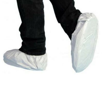 CUBRE ZAPATO LAKELAND TELA MICROMAX BLANCO T-L