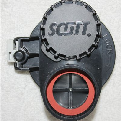 ADAPTADOR SCOTT DE CARTUCHO DE PLASTICO NEGRO DE 40 MM PRESPIRADOR PIEZA FACIAL