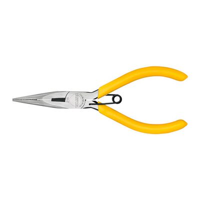 MINI PINZA KLEIN TOOLS PUNTA CONICA CCORTE 5 IN MANGO DE PLASTICO AMARILLO