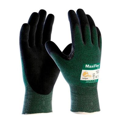 GUANTE ATG MAXIFLEX VERDE CRECUBRIMIENTO DE NITRILO MICROESPUMADO NIVEL A2 TXXL