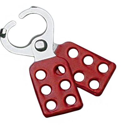 Portacandado Panduit Acero CRevestimiento de Pvc Rojo Diametro en Mandibula de 1 In P6 Candados