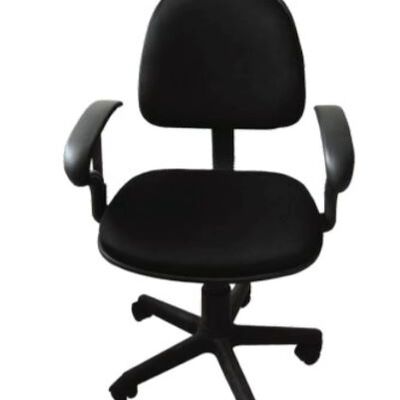 SILLA MAE SSCBMN SECRETARIAL CON RUEDAS Y CODERAS GIRATORIA COLOR NEGRA