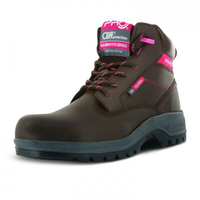Zapato Cliff Borcegui Dielectrico Piel Crazy Cafe CC Poliamida Suela Prowoman T-7