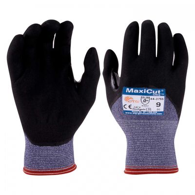 GUANTE ATG MAXICUT CRECUBRIMIENTO 34 DE NITRILO AZULNEGRO TM