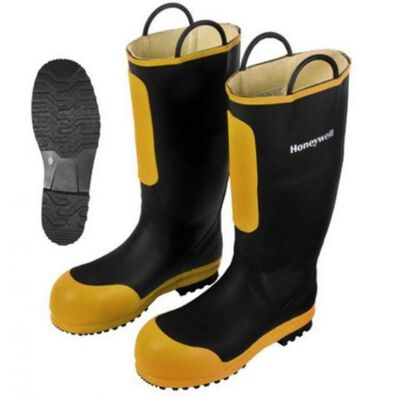 BOTA PARA BOMBERO HONEYWELL RANGER 1500 DE CAUCHO NEGRO