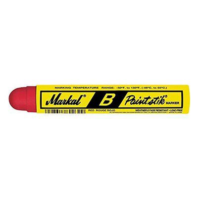 Marcador Markal B Paintstik 080222 Pintura Solida Rojo Punta Tipo Crayola