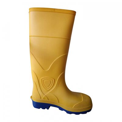 BOTA DURAMIL DIELECTRICA DE PVC AMARILLOAZUL CC ACERO T7