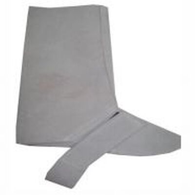 Polaina de Carnaza Gris CVelcro Unitalla