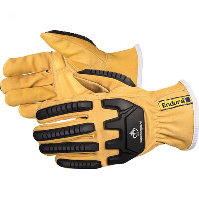 GUANTE SUPERIOR GLOVE ENDURA PIEL DE CABRA COILBLOC ANTI IMPACTO TL