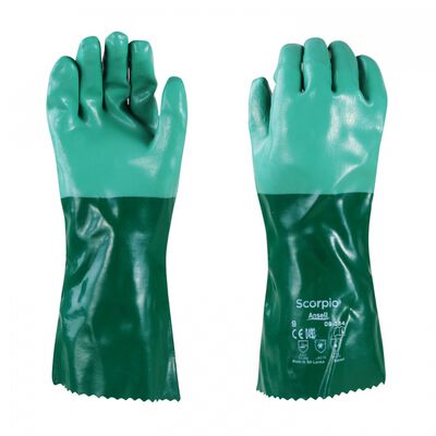 GUANTE ANSELL SCORPIO NEOPRENO RESISTENTE QUIMICOS 14 IN T8