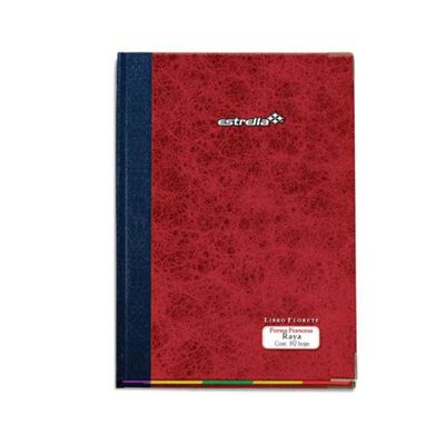 Libro Estrella Florete Diario Forma Francesa Rayado 192 Hojas
