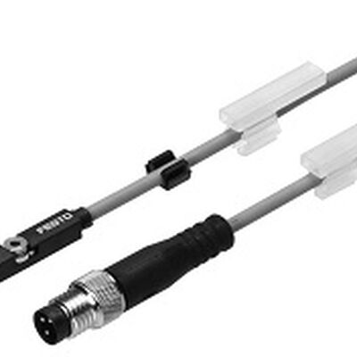 SENSOR DE PROXIMIDAD FESTO SME8SLED24 PARA RANURA TIPO T CONECTOR M8 3 PINES