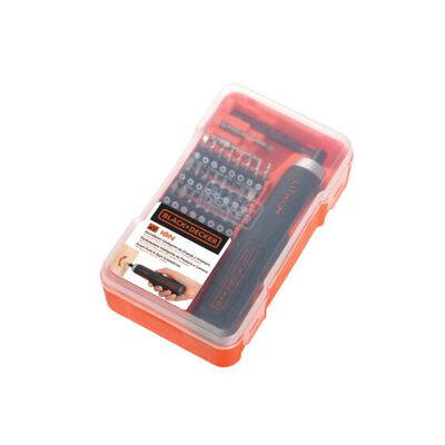 SET ATORNILLADOR 4V BLACK and DECKER BD40K27B3 PUSHYGO 27 ACCESORIOS
