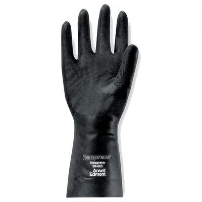 GUANTE ANSELL NEOPRENO RESISTENTE QUIMICOS NEGRO T8