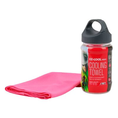 TOALLA PIP DE ENFRIAMIENTO EVAPORATIVA DE NYLONPOLIESTER ROSA 100 CM X 30 CM