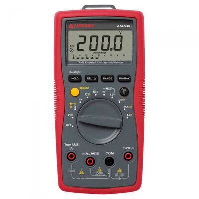 MULTIMETRO INDUSTRIAL AMPROBE AM530 ACDC VOLTAJE HASTA 600 V ACDC