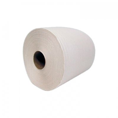 Toalla Marli 92257 Papel Blanco Hoja Sencilla 180 M 19.5 Cm Ancho Caja 6 Rollos