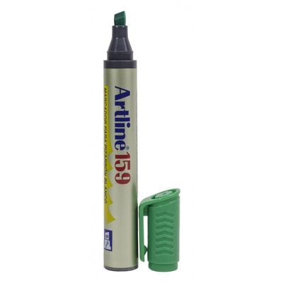 MARCADOR PARA PIZARRON ARTLINE EK159V BLANCO PUNTA CINCEL VERDE