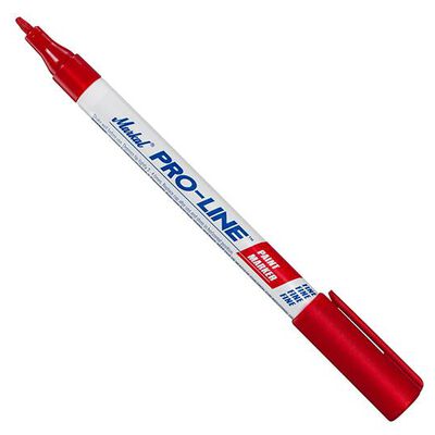 Marcador Markal ProLine 096874 Pintura Liquida Rojo Punto Fino 1.5 Mm Pieza