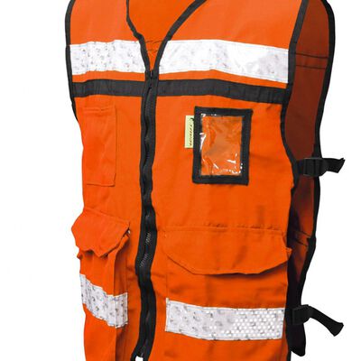 CHALECO JYRSA SR2040ANCRMD NARANJA ABIERTO TIPO RESCATISTA LIGERO CLASE II TM                  